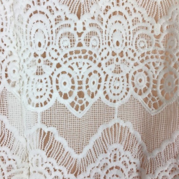 Anthropologie Greylin Lana Lace Peplum Top sz M - Picture 5 of 8